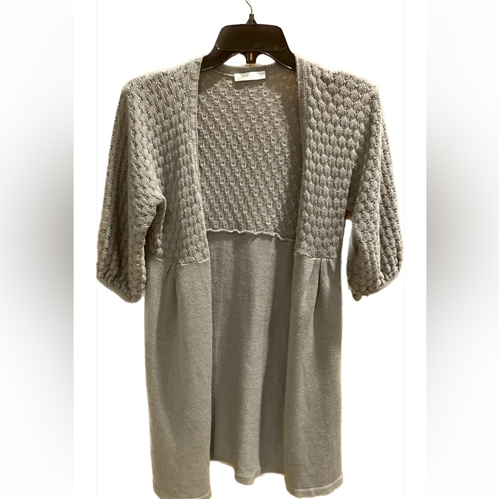 Promod Long Gray Cardigan Size Small